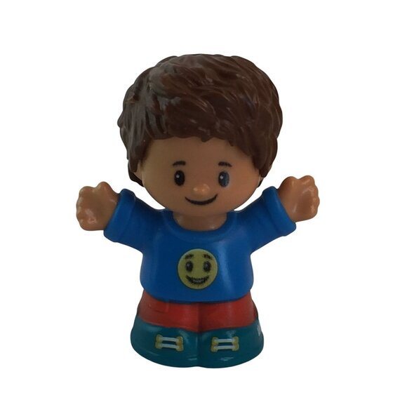 Fisher Price Little People Two Boy Figures w/Green Teeter Totter Seesaw - Picture 2 of 11